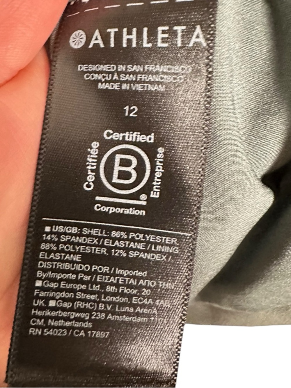 ATHLETA Endless Primatwill Blazer In sage green - Picture 11 of 13